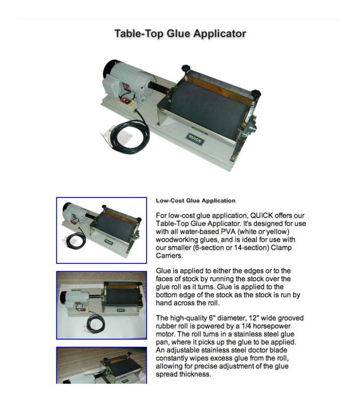 Glue Woodworking, Glue Applicator, Glue Roller