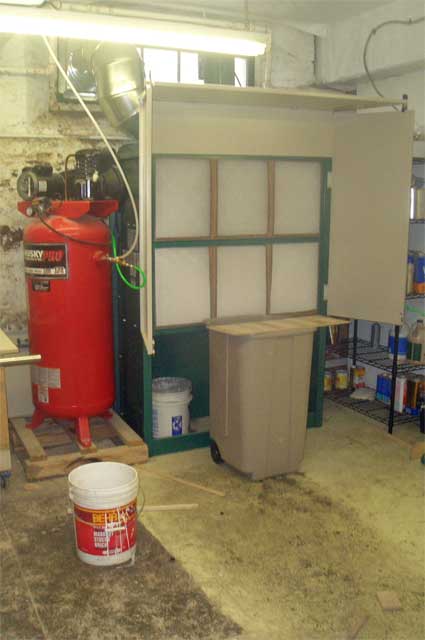 portable spray booth grizzly