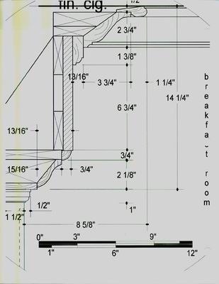 Built Up Crown Molding Configuration