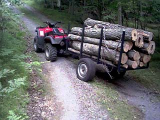 log skidding trailers