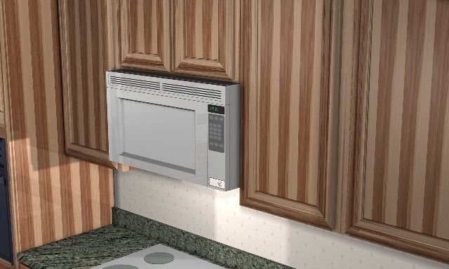 Microwave Shelf Under Cabinet  Built in microwave cabinet