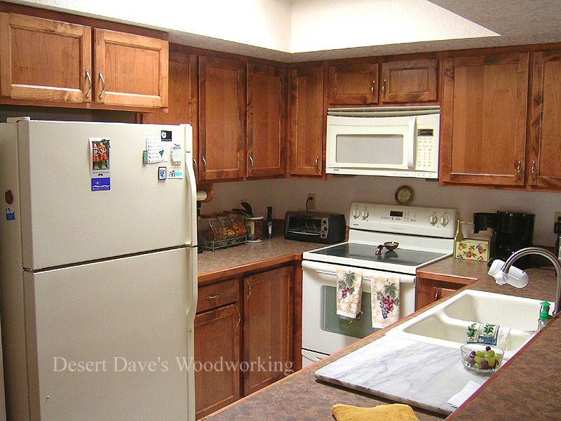 Upper Cabinets Adjacent To A Microwave