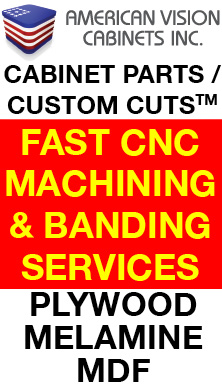 Custom CNC cabinet parts